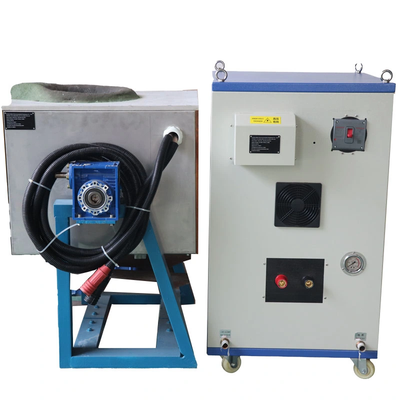 Forno di fusione di induzione di certificazione 80kw di GSG per i metalli/ferro 2