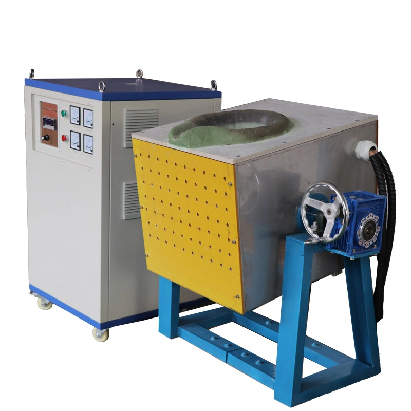 Forno di fusione di induzione di certificazione 80kw di GSG per i metalli/ferro 3