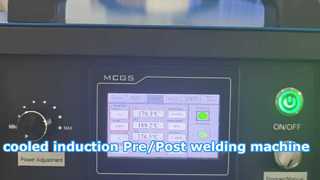 Riscaldatore a induzione raffreddato ad aria per macchina pre/post saldatura