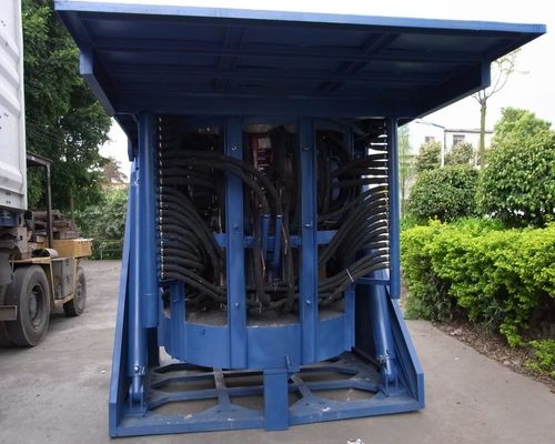 Prezzo buono Forno di fusione a induzione per oro 1T 1200A Riscaldatore a induzione Acciaio per fusione in linea