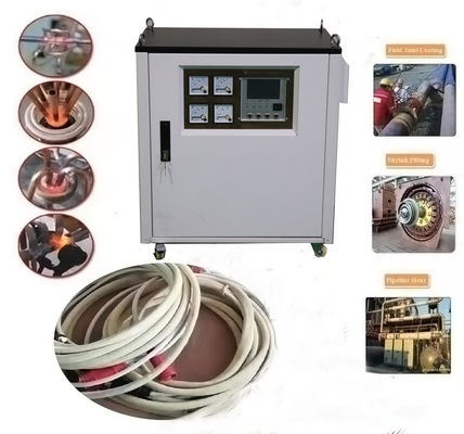 Prezzo buono macchine di trattamento termico della saldatura dell'alberino raffreddate aria 60KW per l'espansione degli strizzacervelli del riscaldamento di PWHT in linea