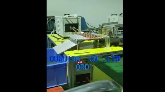 Prezzo buono Cina Fabbrica di fornitura diretta IGBT alta frequenza di induzione calda macchina di riscaldamento di forgiatura per martellare la barra di acciaio, la barra e la barra di rame (HF-40KW) in linea