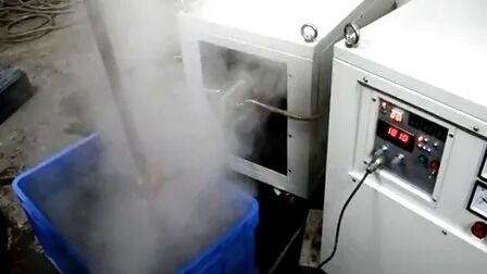 Prezzo buono Sf-80kw China Factory Induction Heating Machine per applicazioni di estinzione nell'industria in linea