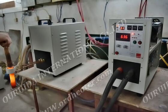 Prezzo buono Macchine di riscaldamento ad induzione ad alta frequenza ad alta efficienza per la forgiatura, la saldatura, l'annellazione Trattamento termico dei metalli in linea