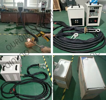 Apparecchiatura di riscaldamento a induzione ultra-stabile con connessione flessibile da 2 M HF-40AB