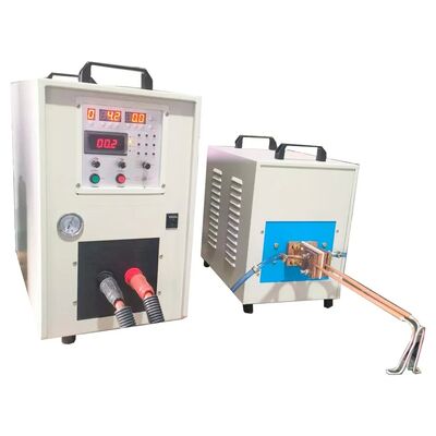 Prezzo buono 20KW Super Alta Frequenza Induzione Trattamento termico Macchine per il riscaldamento dei metalli in linea