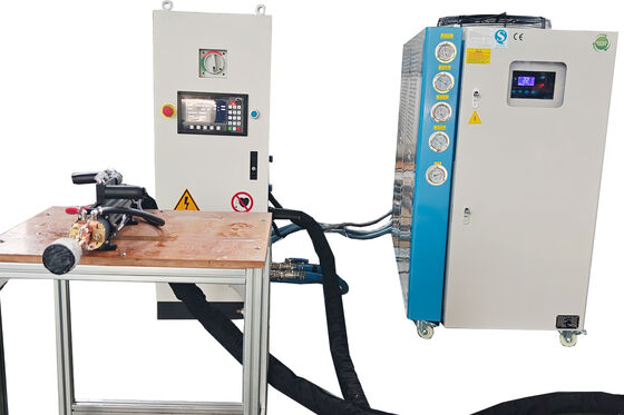 Prezzo buono Macchina per riscaldamento a induzione portatile da 80KW con controllo digitale completo per ricottura industriale e foro interno in linea